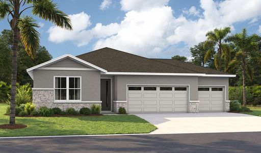 New construction Single-Family house 9156 Players Dr, Weeki Wachee, FL 34613 plan Agate - image
