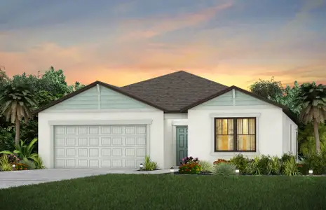New construction Single-Family house 239 Silent Lake Dr, Lehigh Acres, FL 33936 plan Chapman - image