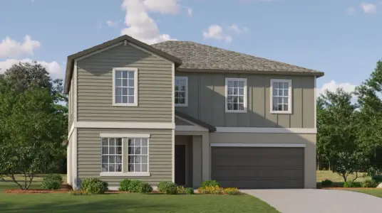 New construction Single-Family house 9726 Allendale St, Wesley Chapel, FL 33545 plan Trenton - image