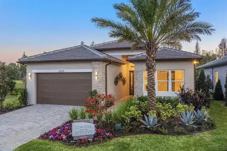 New construction Single-Family house 32523 Neroli St, Wesley Chapel, FL 33543 plan Claudia - image