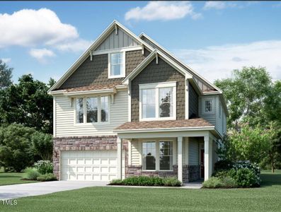 New construction Single-Family house 2408 Picual Wy, Unit Lot 35, New Hill, NC 27562 plan Brittain - Single Family Signature - image