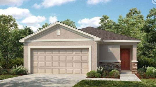 New construction Single-Family house 168 Brinsmead Rd, Haines City, FL 33844 Spruce- photo 0