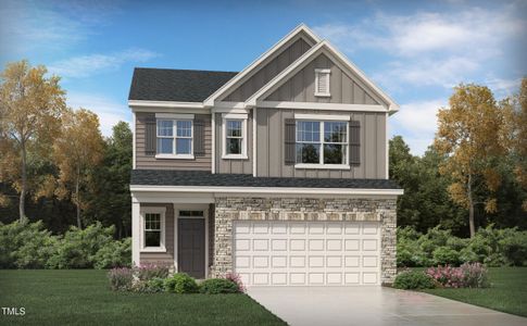 New construction Single-Family house 849 Cainhoy Court, Unit Davidson, Zebulon, NC 27597 Davidson- photo 0