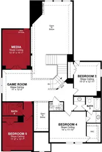 Beazer Homes Whitewing Summerfield plan