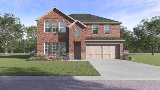 New construction Single-Family house 1617 Harmony Haven Dr, Fort Worth, TX 76120 plan Perry - image
