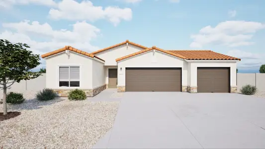 New construction Single-Family house 1480 W Posada St, Coolidge, AZ 85128 plan Saguaro - image