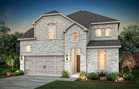 The Riverdale, a two-story home with 2-car garage,