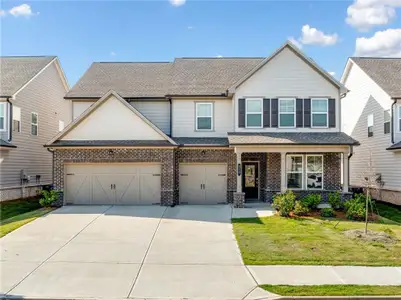 New construction Single-Family house 517 Hyde Ridge Trl, Loganville, GA 30052 Everett- photo 0