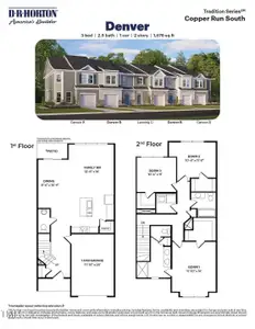 New construction Townhouse house 1923 Hinesley Dr, Durham, NC 27703 plan DENVER - image