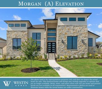 New construction Single-Family house 107 Baldovino Skwy, Austin, TX 78738 plan The Morgan - image