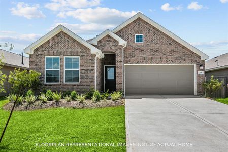 New construction Single-Family house 3122 Elm Branch Dr, Rosenberg, TX 77471 Eastland - Smart Series- photo 0