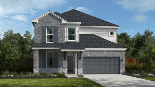 New construction Single-Family house 213 Carlsbad Ct, Georgetown, TX 78626 plan Redland - image
