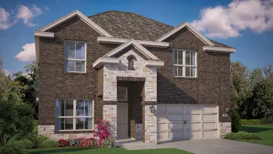 New construction Single-Family house 1426 Canterbury Trl, DeSoto, TX 75115 plan Redrock - image