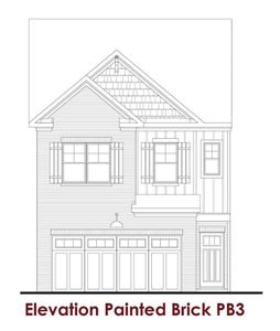 New construction Townhouse house 329 Brook Landing Cir, Auburn, GA 30011 plan Durham - image