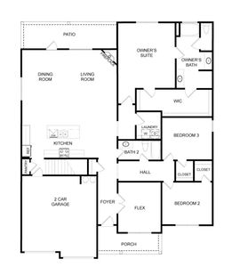 New construction Single-Family house 1492 Stephens View Dr, Loganville, GA 30052 plan The Ashton II - image 3