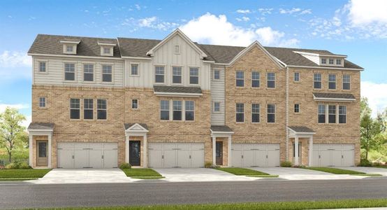 New construction Townhouse house 3731 Willingham Run Sw, Marietta, GA 30008 Sierra- photo 0