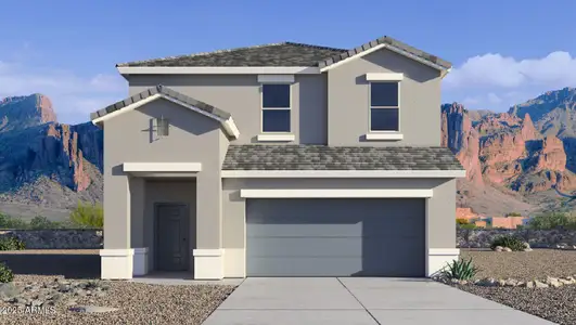 New construction Single-Family house 2024 W Sheridan Ave, Apache Junction, AZ 85212 plan Grace - image