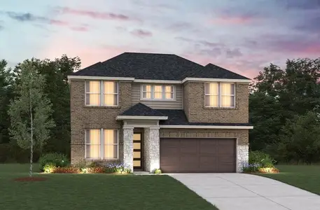 New construction Single-Family house 21218 Pony Valley Ln, Tomball, TX 77377 plan Meridian - image