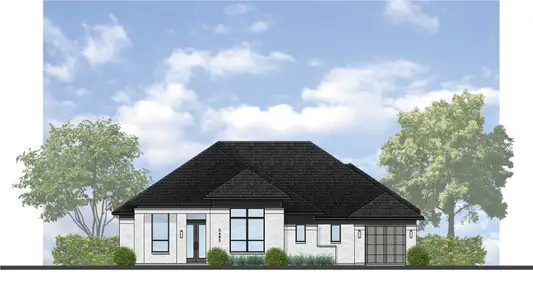 New construction Single-Family house 210 Navarro, Boerne, TX 78006 plan 281 Plan - image
