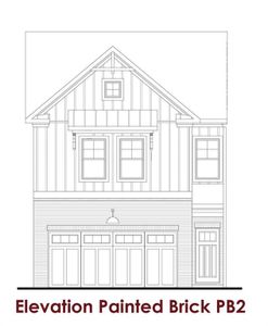 New construction Townhouse house 325 Brook Landing Cir, Auburn, GA 30011 plan Cheshire - image