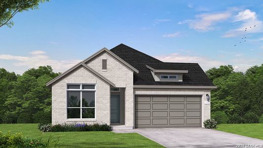 New construction Single-Family house 841 Saltbush St, New Braunfels, TX 78130 plan Gaines - image