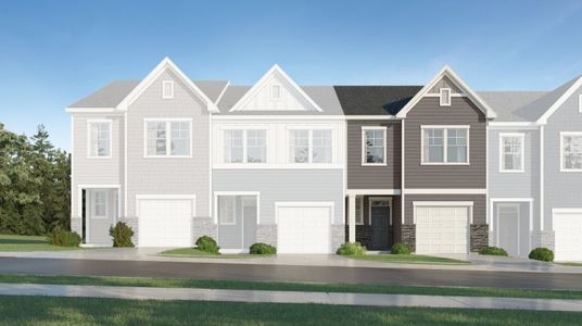 New construction Townhouse house 1038 Sweet Woodruff Dr, Zebulon, NC 27597 Cameron- photo 0