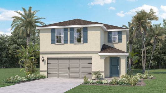 New construction Single-Family house 5919 Snowfall Bnd, Davenport, FL 33837 plan Elston II - image