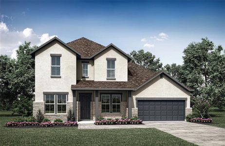 New construction Single-Family house 105 Silverwood Trl, Georgetown, TX 78628 Deerfield II- photo 0 0