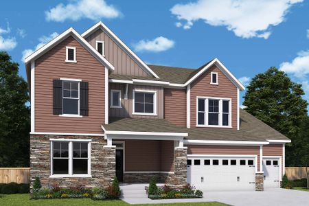 New construction Single-Family house 1244 Serenity Walk Pkwy, Fuquay Varina, NC 27526 plan The Ransdall - image