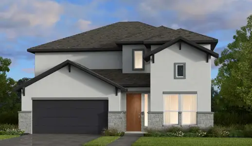 New construction Single-Family house 1912 Montella Wy, Leander, TX 78641 plan Saffron - image
