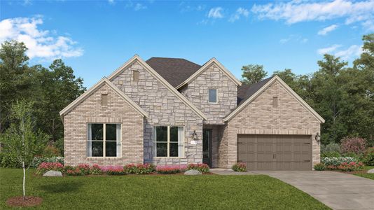 New construction Single-Family house 6019 Marina Ray Dr, Baytown, TX 77521 plan Glacier - image