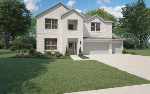 New construction Single-Family house 1010 Ocean Breeze Wy, Princeton, TX 75407 plan Winters | Windmore - image