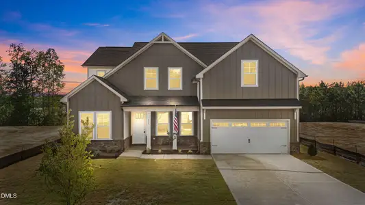 New construction Single-Family house 817 Diana Victoria Ct, Wendell, NC 27591 plan The Crawford C - image