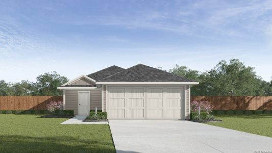 New construction Single-Family house 406 Low Pasture Trl, Maxwell, TX 78656 plan The Emma - image