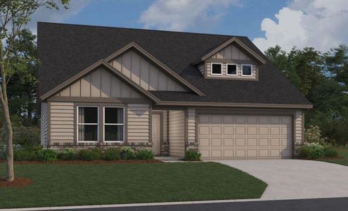 New construction Single-Family house 12016 Dillon Falls Dr, Austin, TX 78747 Garner - Smart Series- photo 0