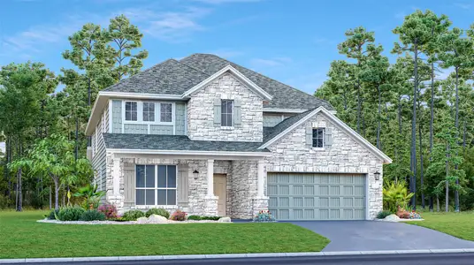 New construction Single-Family house 1516 Dove Ranch Rd, Georgetown, TX 78628 plan Baveno - image