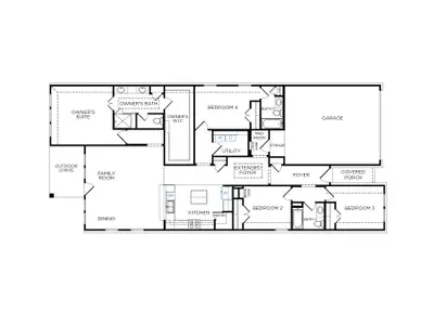 New construction Single-Family house 114 Orange Blossom Ct, Dayton, TX 77535 plan Amalfi - image 3