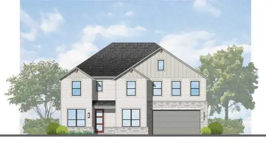 New construction Single-Family house 204 Rollo Rd, Liberty Hill, TX 78642 plan Tucker - image