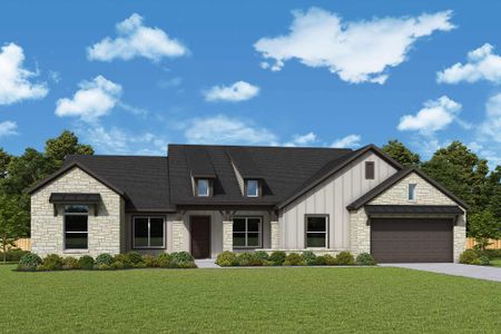New construction Single-Family house 2005 Whispering Oaks Ln, Waller, TX 77484 plan The Springwood - image