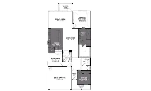 New construction Duplex house 22171 Prater Ridge Ln, Porter, TX 77365 plan Serendipity - image