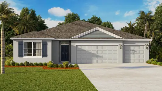 New construction Single-Family house 1698 Sw Meridian Ave, Port St. Lucie, FL 34953 plan Covington - image