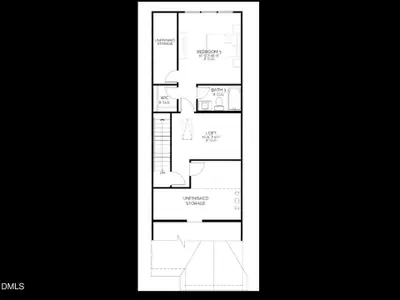 New construction Townhouse house 624 Cable Ct, Apex, NC 27523 plan Harrington Interior Unit - image 4