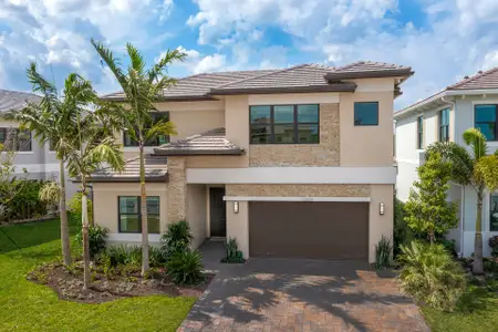 New construction Single-Family house 12874 Soaring Vw, Palm Beach Gardens, FL 33412 plan Pegasus - image