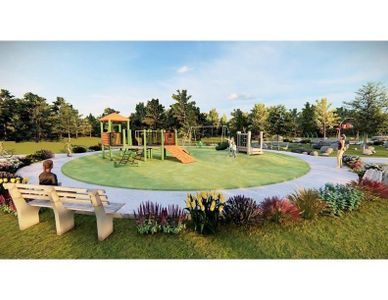 Grace Community has a planned community playground, covered open-air pavilion and splash pad.