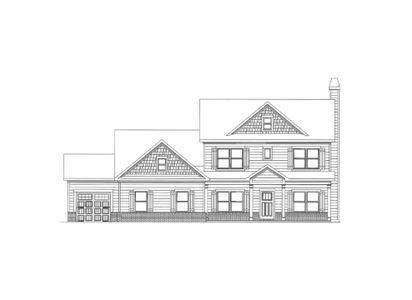 New construction Single-Family house 1003 Tupelo Ln, Loganville, GA 30052 plan (GA) Brooks A.1 3 Side Entry - image