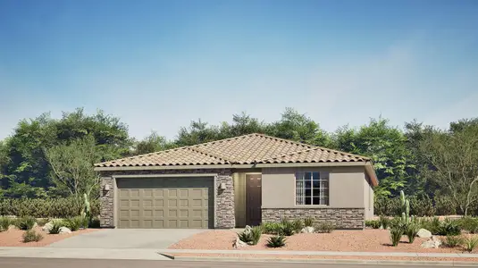 New construction Single-Family house 12913 N Speckled Wood Wy, Marana, AZ 85653 plan Aster - image
