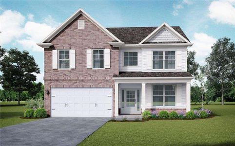 New construction Single-Family house 3946 Lockaby Wy, Lawrenceville, GA 30044 plan Lakewood - image