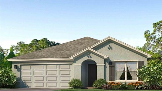 New construction Single-Family house 12109 Mountian Island Trl, Parrish, FL 34219 - photo 0