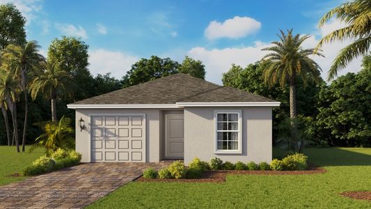 New construction Single-Family house 11228 Sunset Preserve Dr, Lehigh Acres, FL 33971 plan CAMERON - image