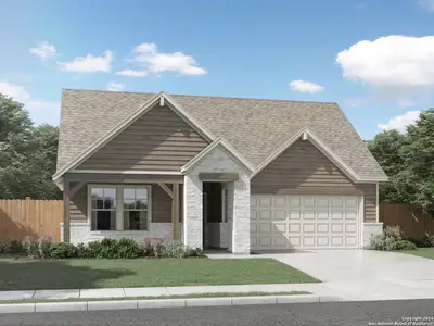 New construction Single-Family house 843 Black Horse Way, San Antonio, TX 78260 The Fitzhugh (C402)- photo 0